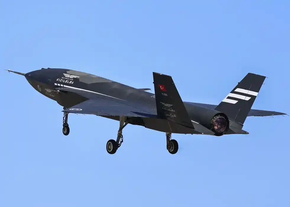 Kızılelma Unmanned Fighter Performs Sharper Turns in Test