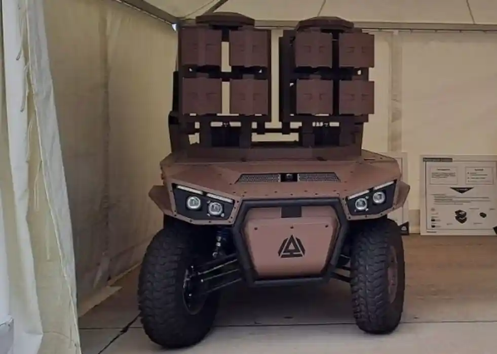 Arquus Shows DRAILER 4x4 UGV Armed with AKERON LP ATGMs