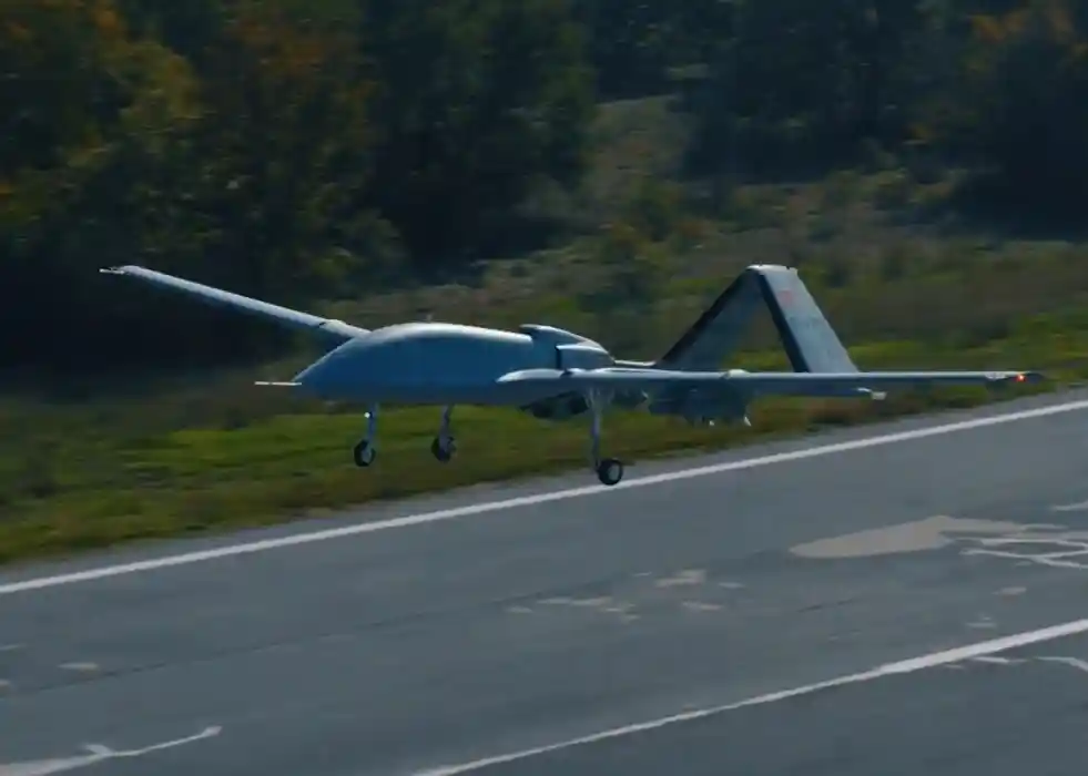 Bayraktar TB3 UCAV Drops Three MAM-L TV Smart Munitions