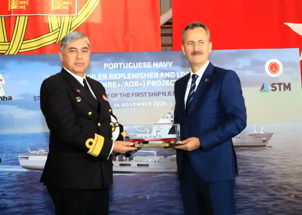 STM Holds Steel Cutting for Portugal’s Logistics Ships