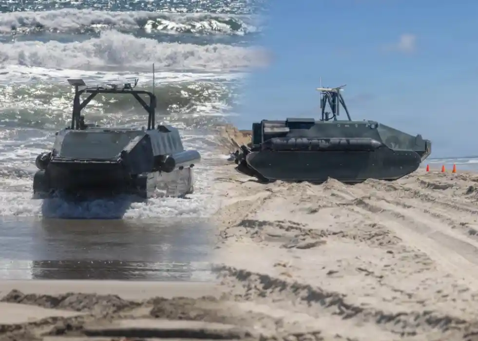 US Marines Test New Amphibious UGV at TCE 25.2 Event