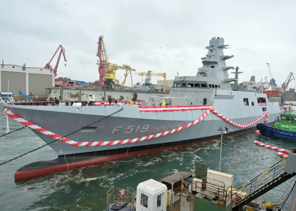 STM and TAIS Launch TCG Akdeniz Frigate at Anadolu Shipyard