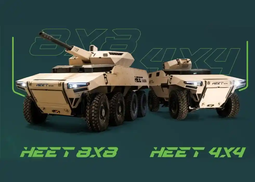 WDS2026: SAMI Land Unveils HEET 8x8 and HEET 4x4 AFVs