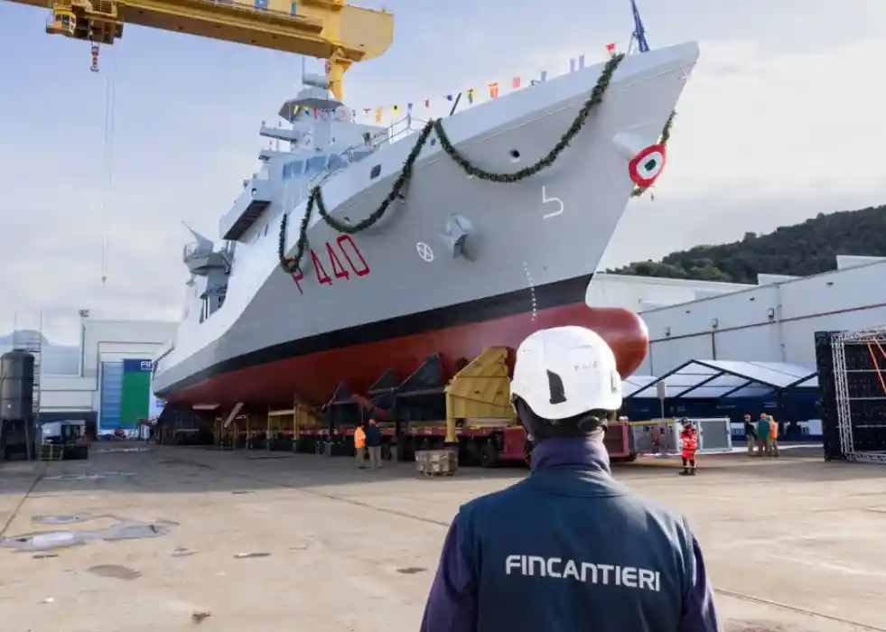 Fincantieri Launches Lead Ship of the New OPV Class