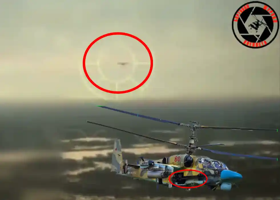 Russia Deploys 30 mm Airburst Rounds Against UAVs on Ka-52