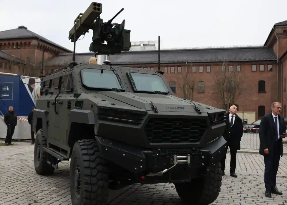 Kongsberg Shows CROWS RCWS with APWKS on Ukrainian Vehicle