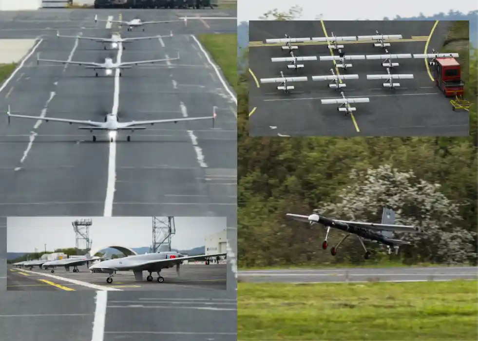 Baykar Demonstrates Sivrisinek and K2 Kamikaze UAVs