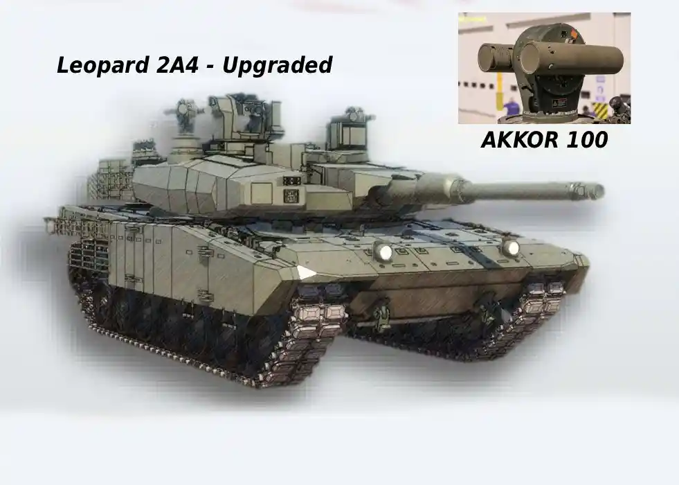 ASELSAN Delivers AKKOR 100 for Modernised Leopard 2A4 MBTs