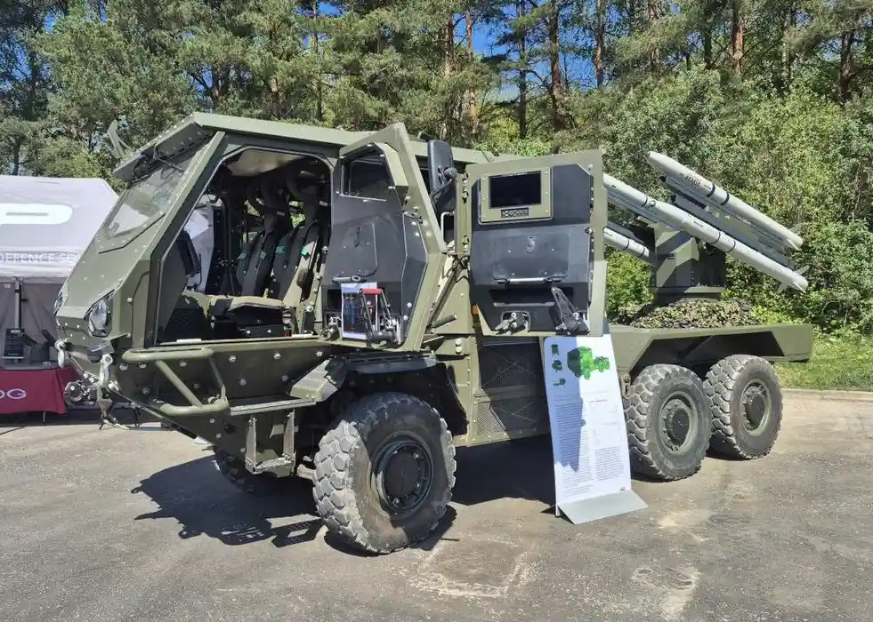 Supacat and Moog Polish the ASRAAM Launcher Truck Concept