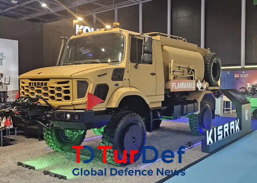KOLUMAN's KISRAK 4x4 in Tanker Configuration at Eurosatory