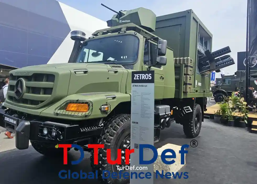 Zetros 4x4 with HX-2 LM and SARP 110 RCWS at Eurosatory