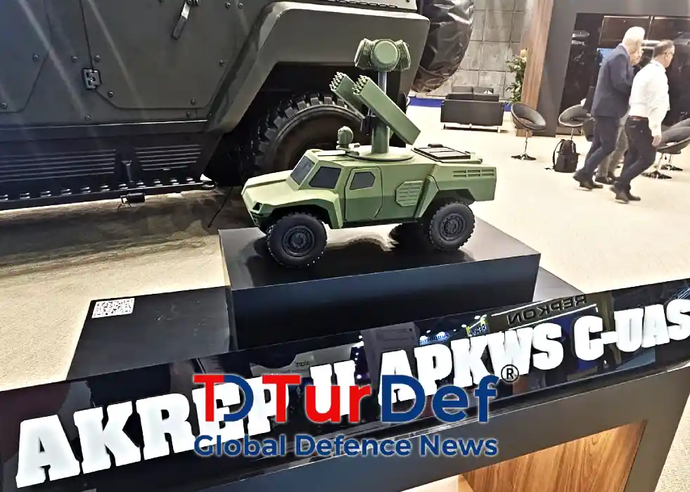 Otokar Displays AKREP II C-UAS Vehicle with APWKS Rockets