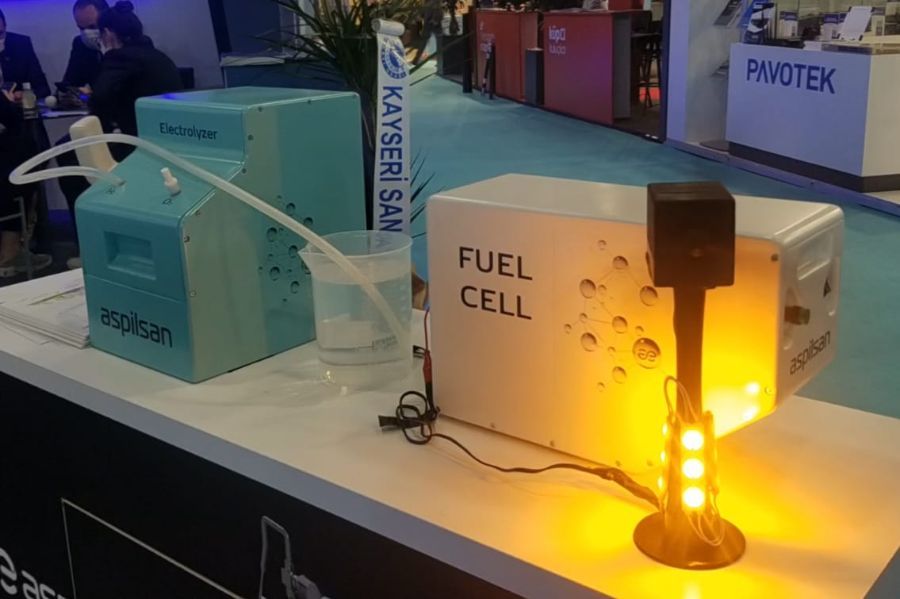 ASPİLSAN introduced Fuel cell at Saha Expo