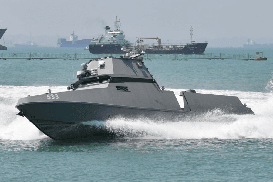 Singapore’s Navy Tests Unmanned Vessels