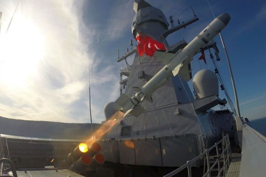Atmaca is deployed At TCG Kınaliada