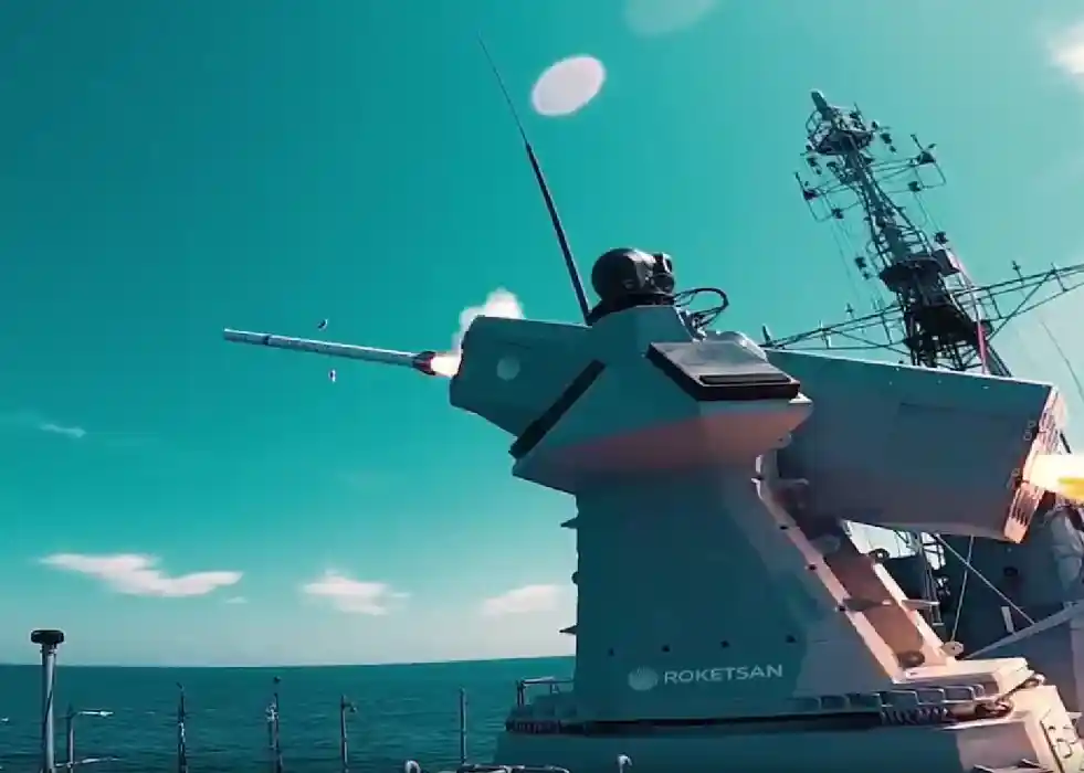 ROKETSAN Tests LEVENT Point Defence Missile from TCG Beykoz