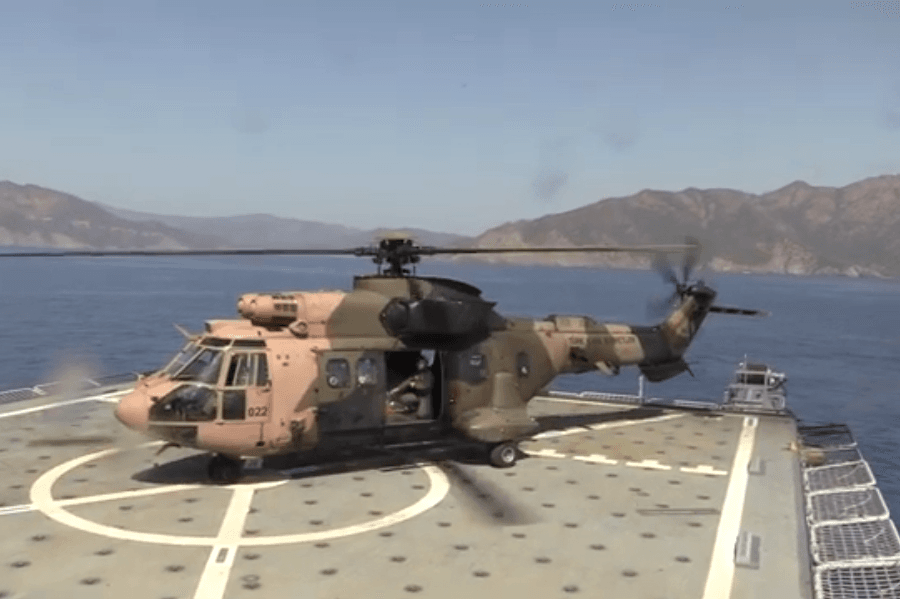 As-532 Cougar on MOSHIP