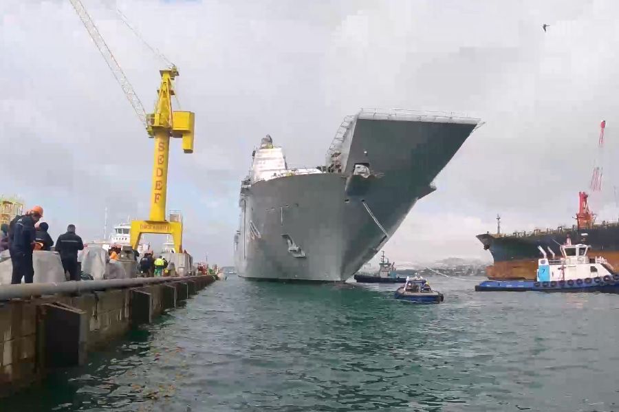 TCG Anadolu is preparing for its first technical trial