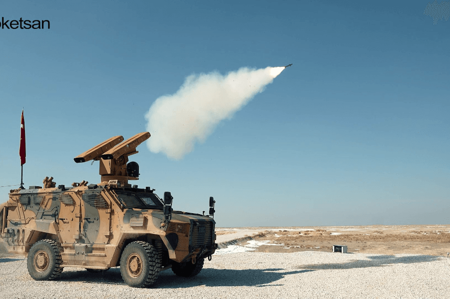 Roketsan Sungur Tested at maximum altitude