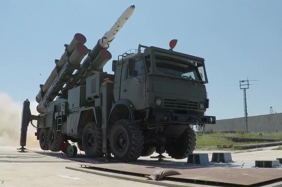 Test fire of Land Based Atmaca Missile