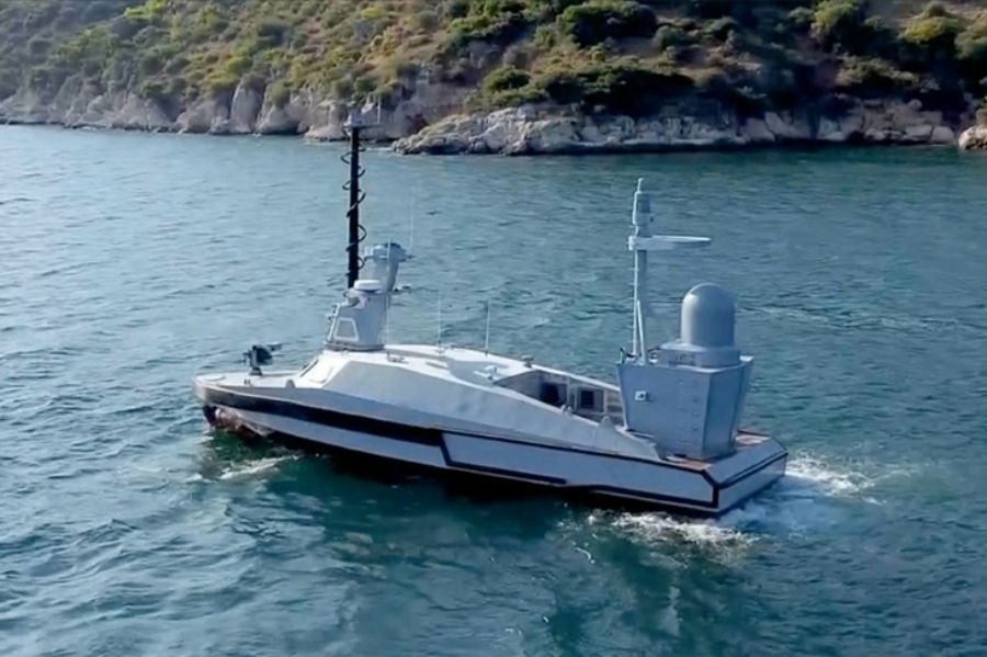 Turkish EW capable unmanned vessel Marlin on the trials