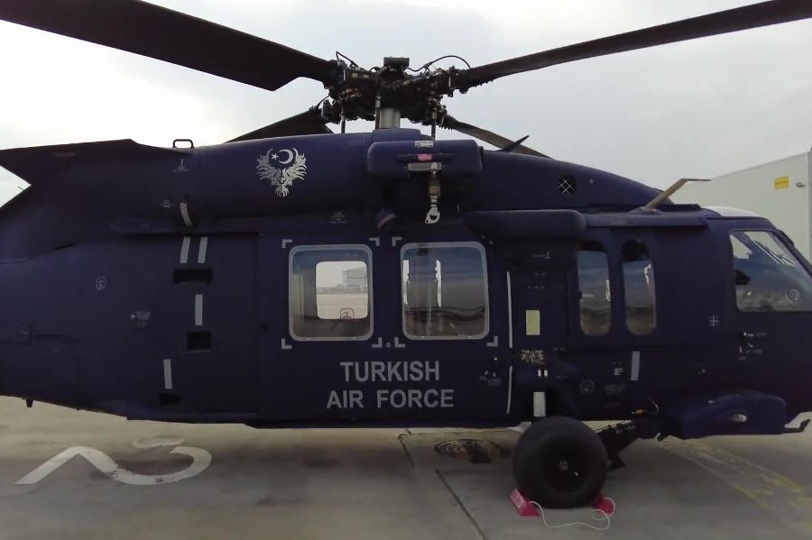 The First Black Hawk for Turkish Air Force