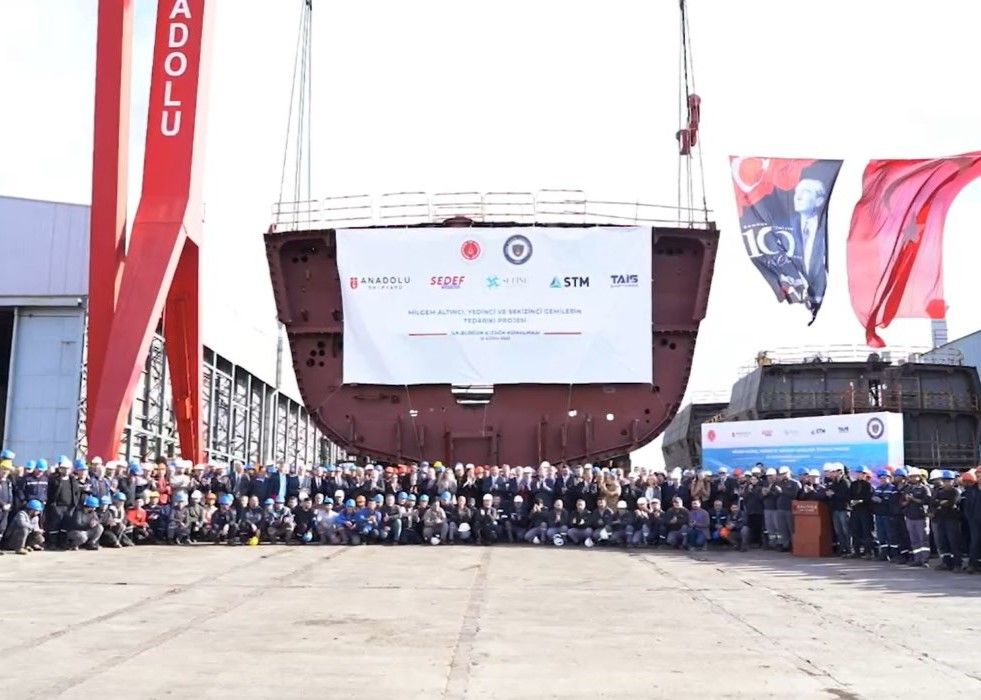 ADIK Lays the Keel of TCG Izmir (F-516) Frigate